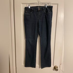 Eileen Fisher Size 10 Dark Blue Jeans